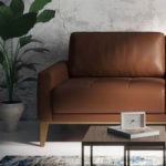 Pohovka dvoumístná musso tufted 173 cm cognac